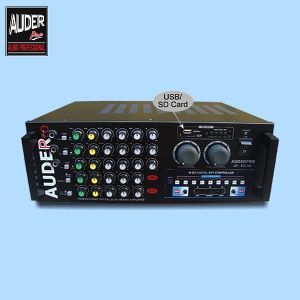 Jual Mixer Amplifier Karaoke Auderpro Ap Am Usb Shopee Indonesia