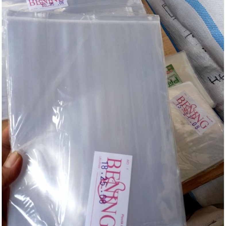 Jual Plastik Pp Bening Transparan Tebal Ukuran X Cm Berat