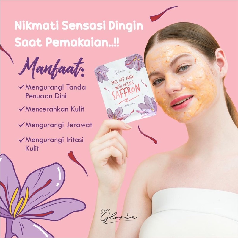 Jual Bpom Exp Oktober Msker Saffron Masker Peel Off By Lea