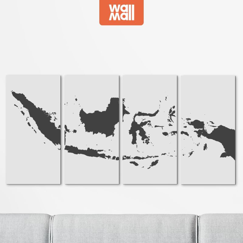 Jual Set Pajangan Hiasan Dinding Dekorasi Rumah Peta Indonesia Maps