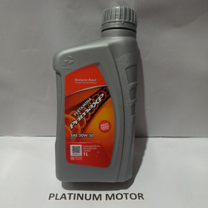 Jual OLI PERTAMINA PRIMA XP 20W 50 1L API SL Shopee Indonesia