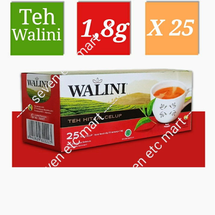 Jual Teh Walini Hitam Klasik Box 25pcs Shopee Indonesia