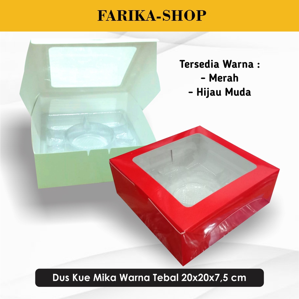 Jual Kotak Kue Mika Uk X X Cm Kotak Hampers Mika Box Cake