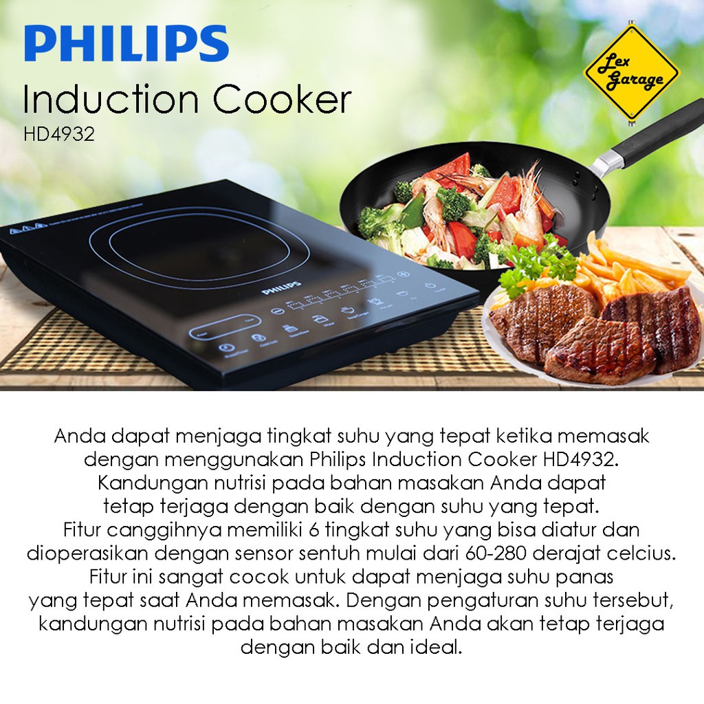 Jual KOMPOR LISTRIK INDUKSI PHILIPS HD4902 HD 4902 HD 4902 1