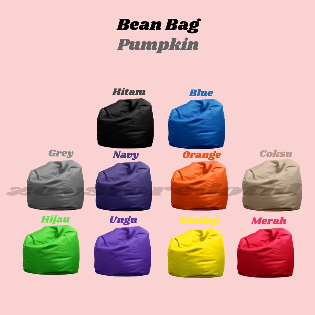 Jual Cover Only Bean Bag Pumpkin Waterproof Kursi Busa Bean Bag Size