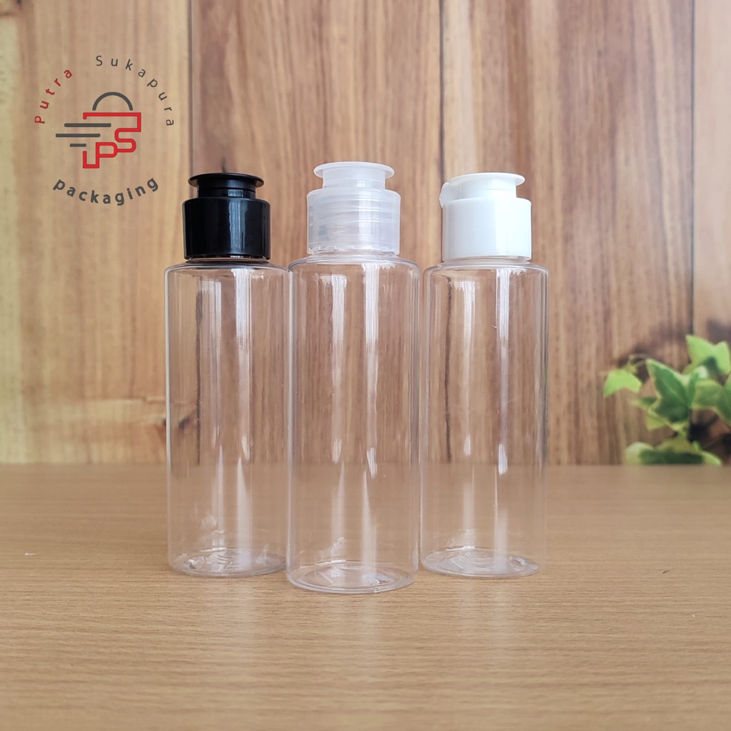 Jual Botol Fliptop 100ml Rf Bening Botol Toner 100ml Fliptop Jamur