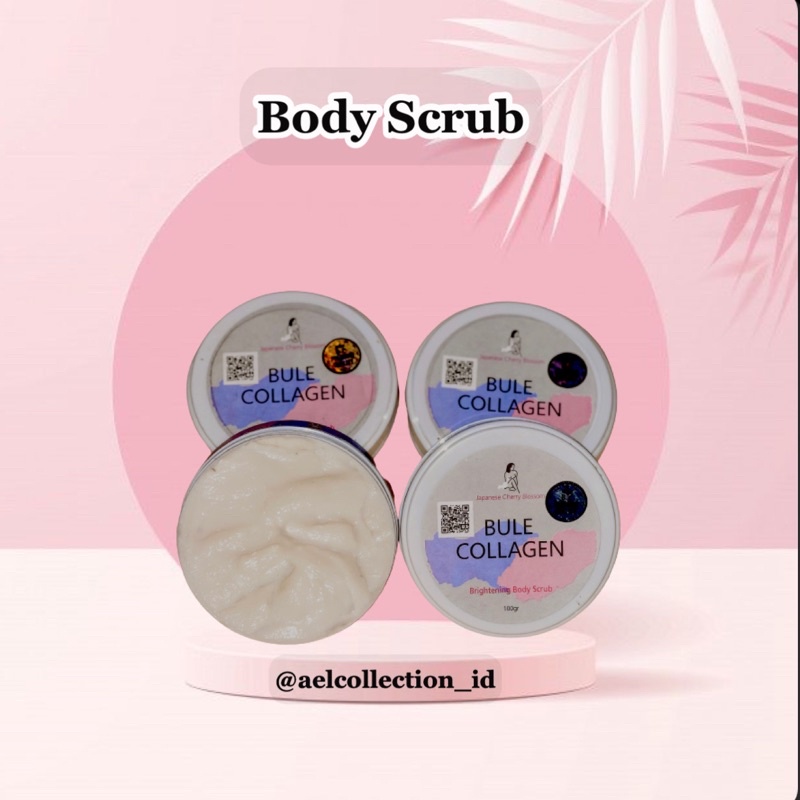 Jual Bule Collagen Body Scrub Paket Pcs Shopee Indonesia