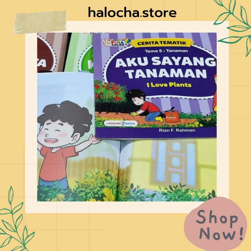 Jual Buku Tematik Aku Sayang Tanaman I Love Plants Shopee Indonesia