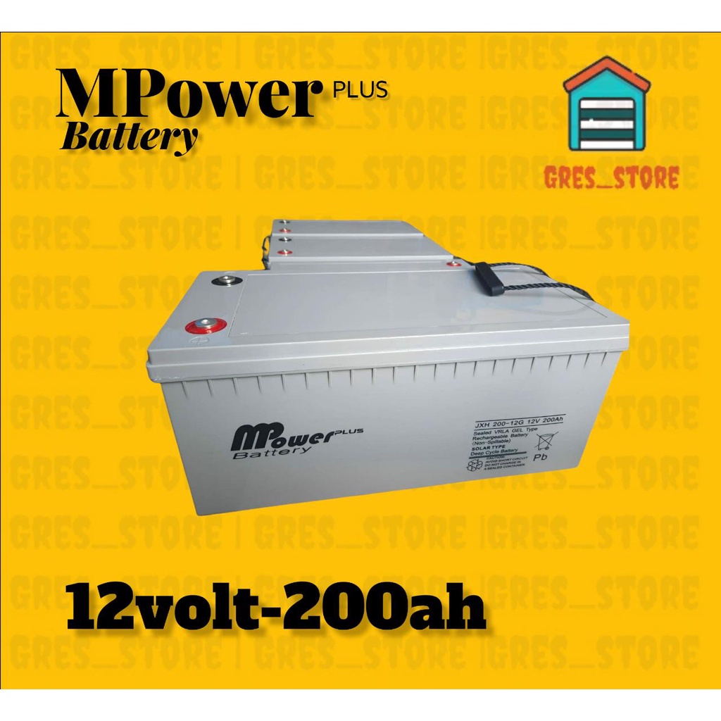 Jual Baterai VRLA Gel 12V 200Ah M Power JXH 200 12G AKI M POWER 200AH