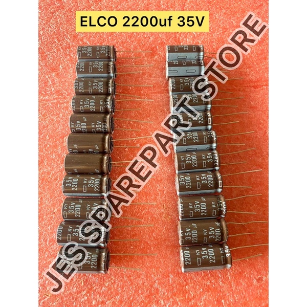 Jual ELCO 2200uf 35V Nippon Chemicon Shopee Indonesia