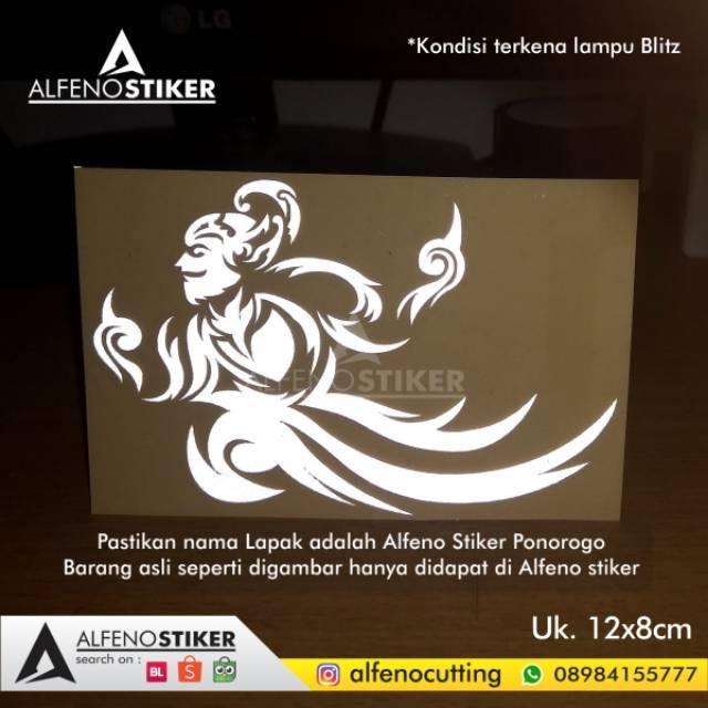 Jual Stiker Wayang Po Haryanto 1 Sisi Cutting Sticker Bis Shopee