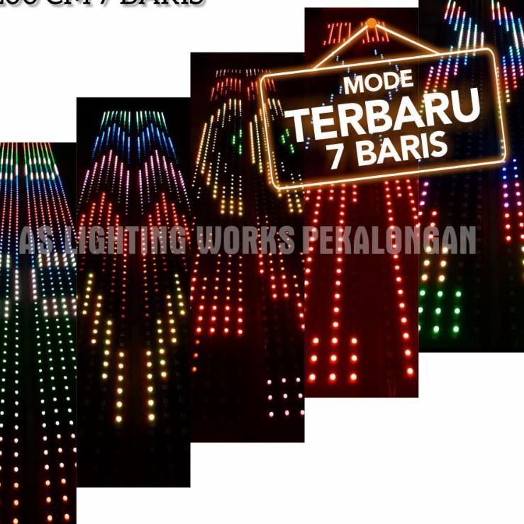 Jual Led Variasi Kaca Strobo Baris Wave Text Wifi Black Pcb V V