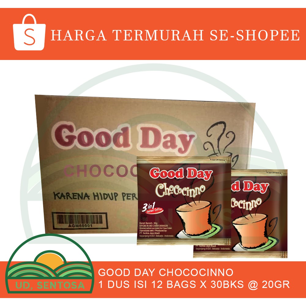 Jual Good Day Kopi Chococinno Dus Isi Gr Shopee Indonesia