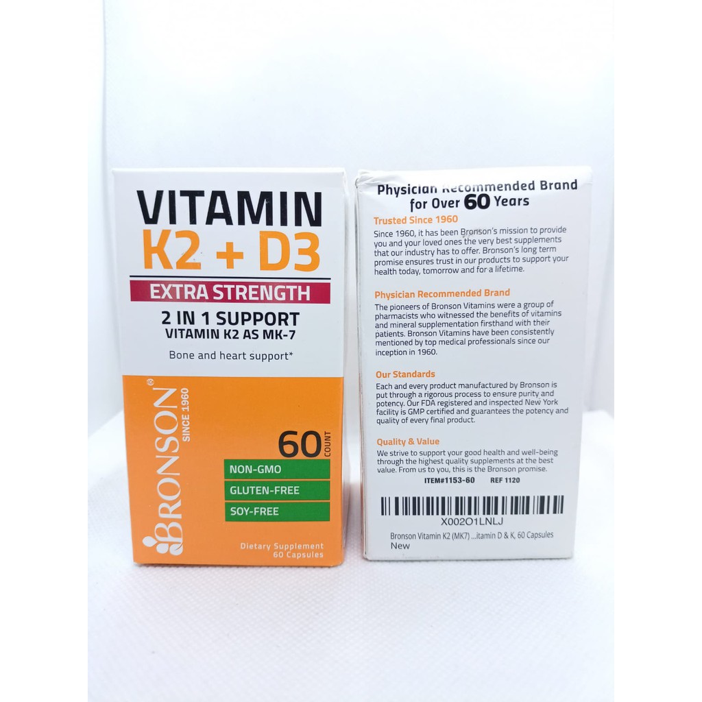 Jual Bronson Extra Strength Vitamin K D Iu Iu Capsules