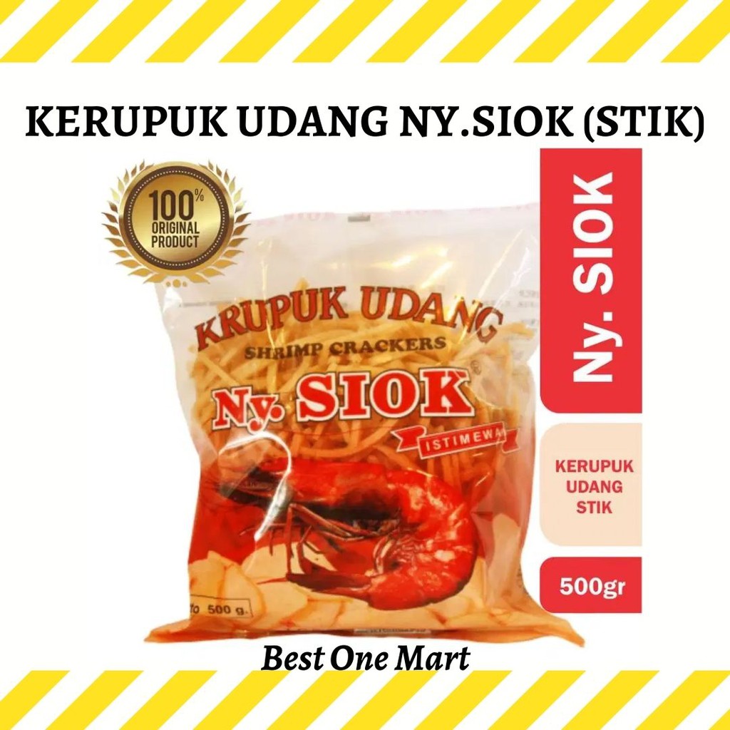 Jual Ny Siok Kerupuk Krupuk Udang Oval Nyonya Siok Kerupuk Krupuk