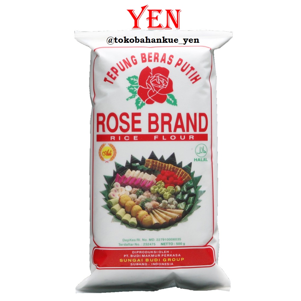 Jual Rose Brand Tepung Beras Putih Rice Flour 500gr Shopee Indonesia