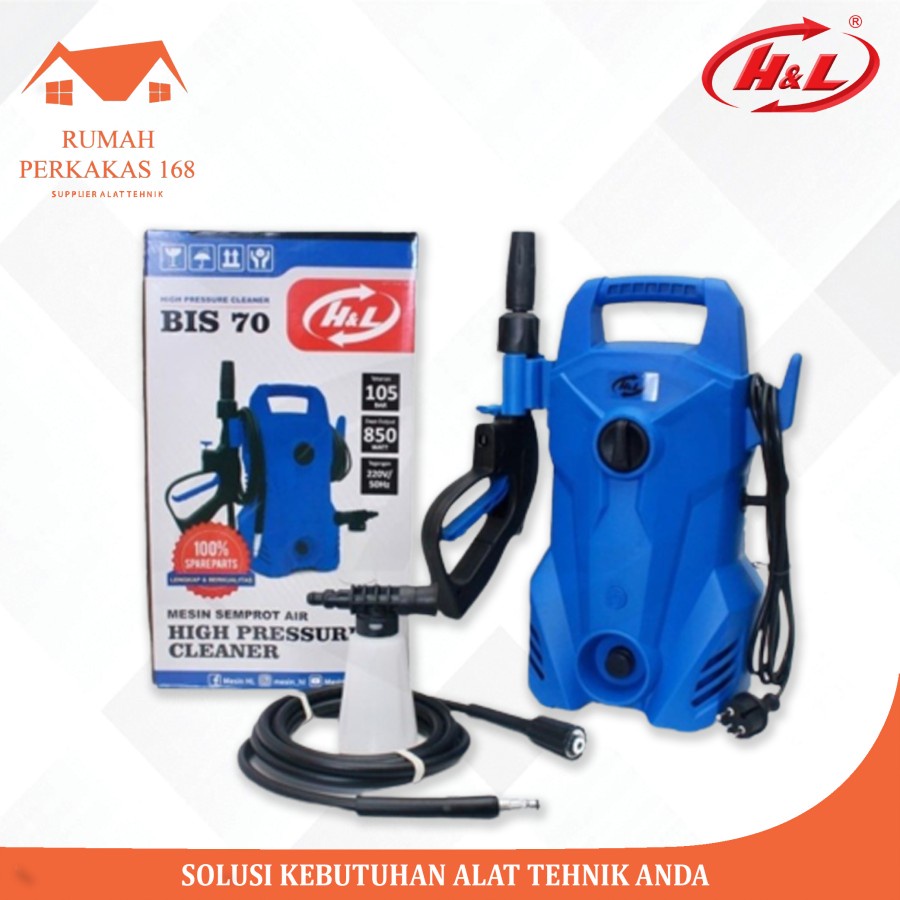 Jual Mesin Steam Cuci Motor Mobil Jet Cleaner High Pressure BIS 70 H