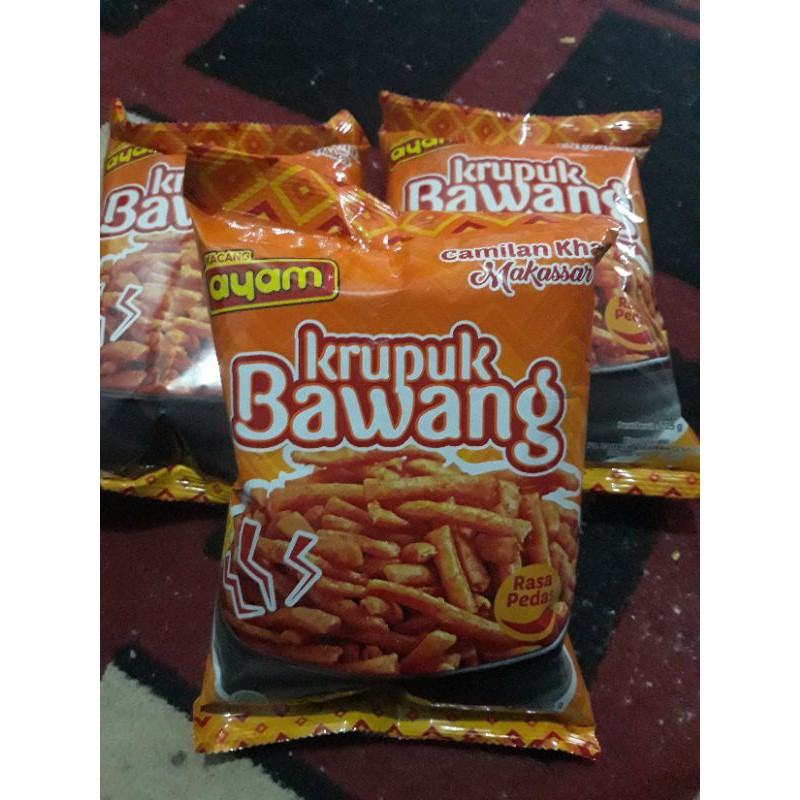 Jual KERUPUK BAWANG CEMILAN KHAS MAKASSAR 225 Gram Shopee Indonesia