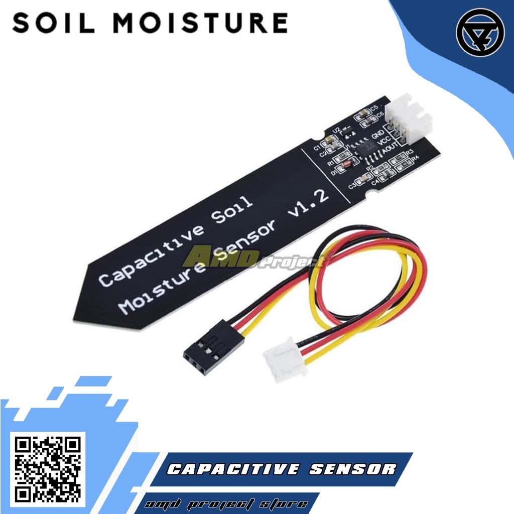 Jual Sensor Kelembaban Tanah Capacitive Soil Moisture Module Arduino