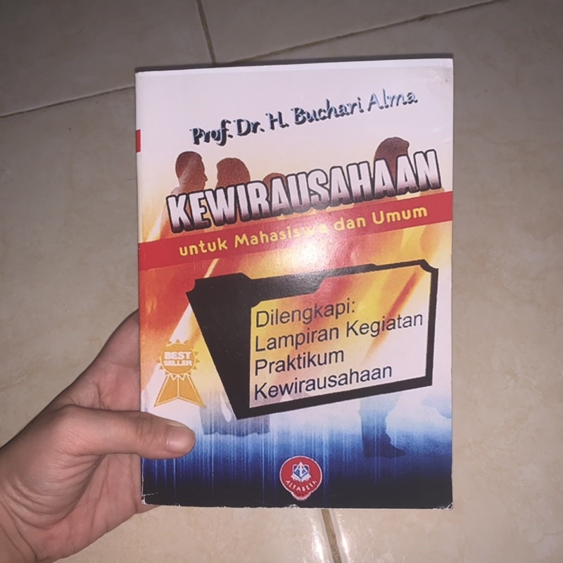 Jual Buku Kewirausahaan Prof Dr Buchari Alma Alfabeta Seken