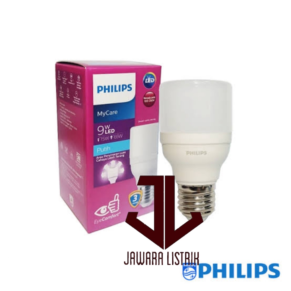 Jual LAMPU PHILIPS LEDBRIGHT 9W 9 W WATT PENGGANTI CLFI TORNADO