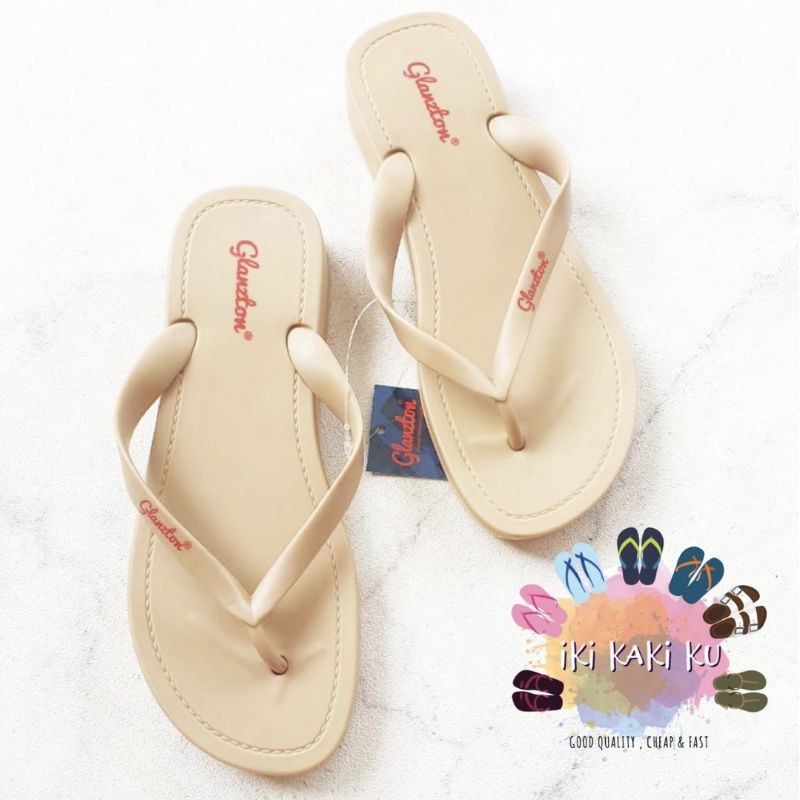 Jual Sandal Jepit Wanita Dewasa Glanston Tebal Ps Dove Wedges