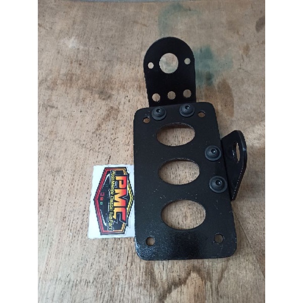 Jual Bracket Breket Dudukan Plat Nomor Samping Belakang Import Motor