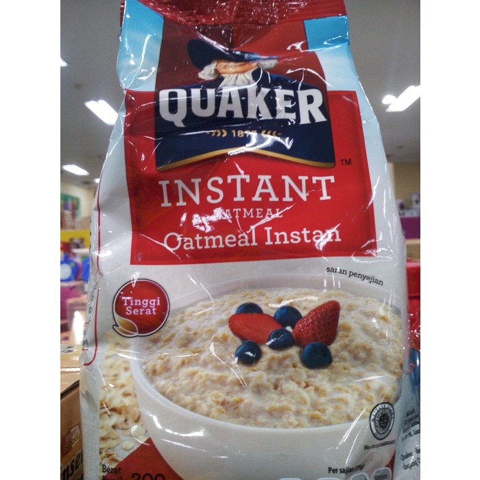 Jual Quaker Oatmeal Instan Quick Cooking Oatmeal Shopee Indonesia