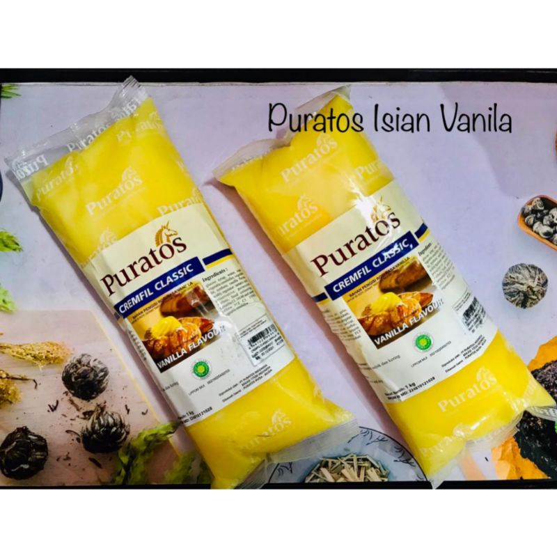 Jual Puratos Cremfil Vanila 1kg Shopee Indonesia