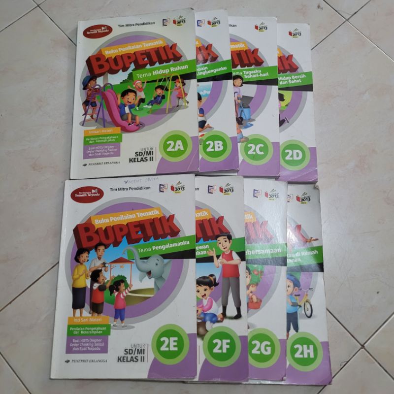 Jual BUKU BEKAS ERLANGGA BUPETIK KELAS 2 SD K13 REVISI Shopee Indonesia