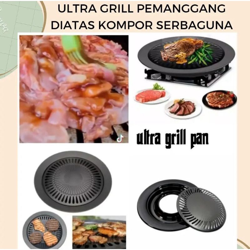 Jual Grill Pan Panggangan Daging Bulat Griller Korean Bbq Grill Pan