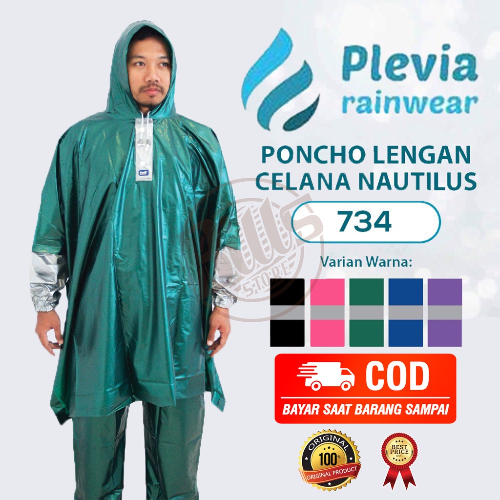 Jual Jas Jaz Hujan Ujan Setelan Dewasa Pria Wanita Jaket Ponco Lengan