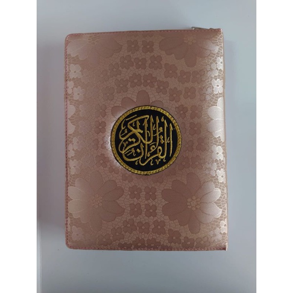 Jual Rabita Alquran Edisi Bunga Silk A5 Custom Nama Terjemah