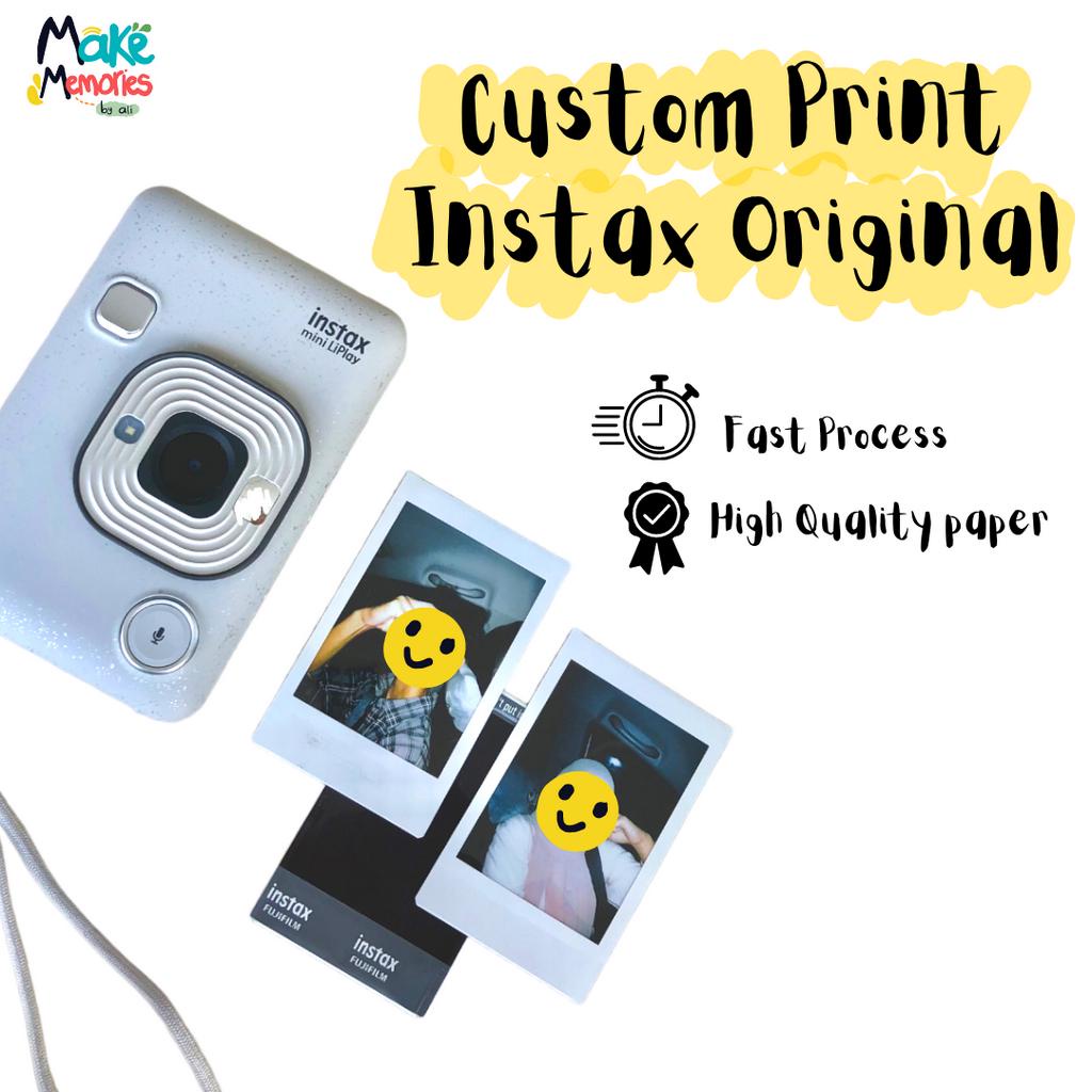 Jual Cetak Foto Instax Polaroid Original Custom Stok Terbatas