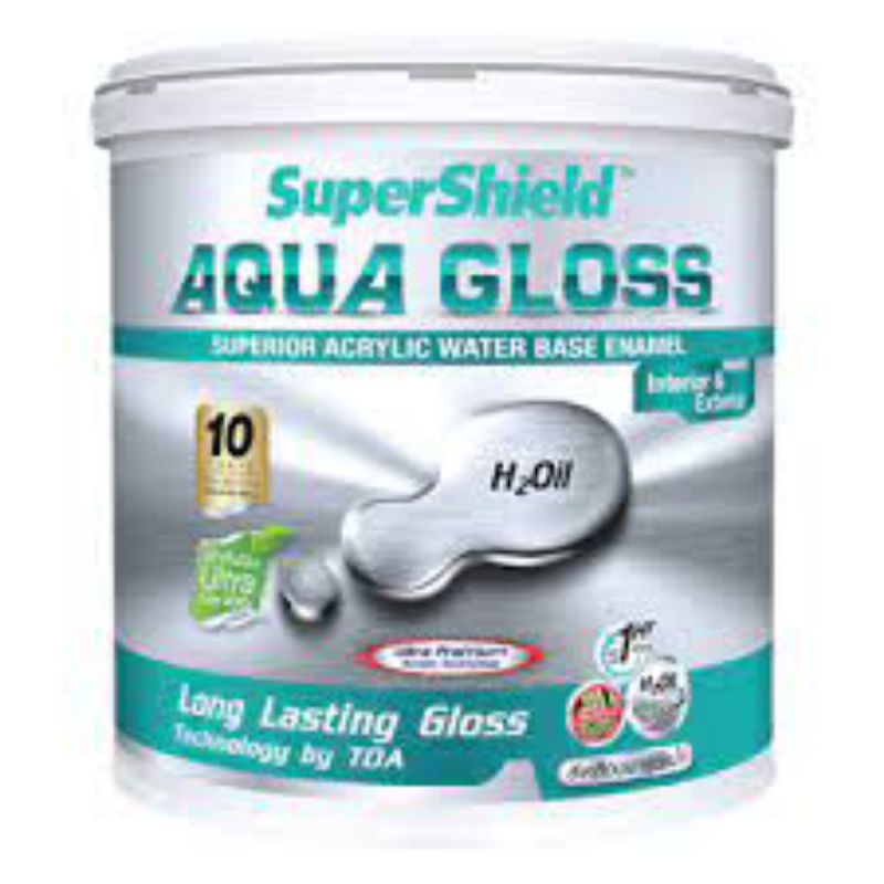 Jual Cat Toa Supershield Aquagloss Liter Shopee Indonesia