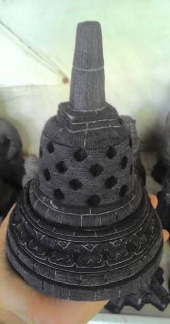 Jual MINIATUR STUPA CANDI BOROBUDUR BUKA TUTUP Shopee Indonesia