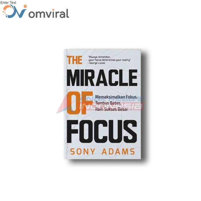 Jual Buku Psikologi Pengembangan Diri The Miracle Of Focus