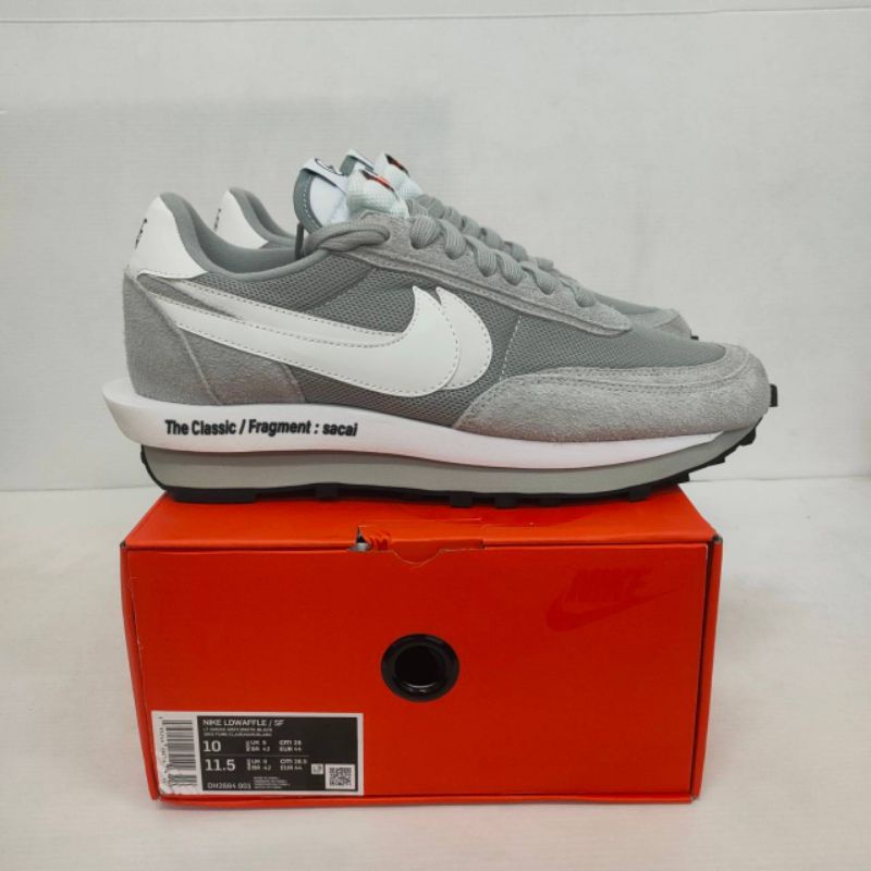 Jual Nike LD Waffle SF Sacai X Fragment Light Smoke Grey Original