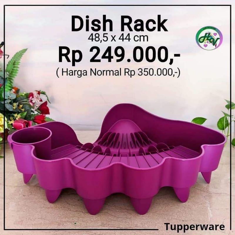 Jual Dish Rak Colander Rak Piring Tupperware Shopee Indonesia