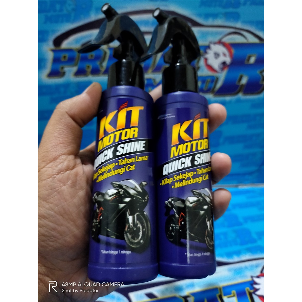 Jual Pengkilap Body Motor Kit Quick Shine Kilap Sekejap Tinggal Semprot