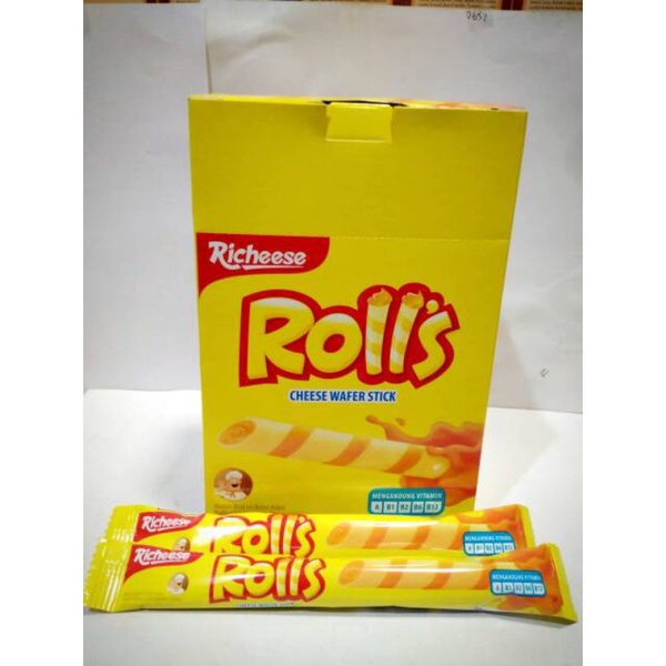 Jual Richeese Nabati Rolls Rasa Keju Box Isi Pcs Shopee Indonesia