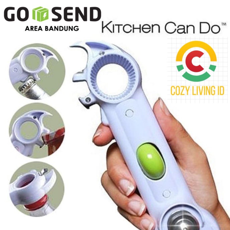 Jual 6in1 Can Opener Alat Pembuka Kaleng Botol Shopee Indonesia