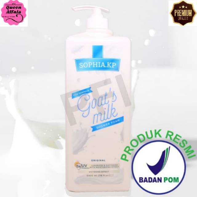 Jual SHOPIA GOATS MILK BODY WASH BODY SOAP ORIGINAL SABUN SUSU KAMBING