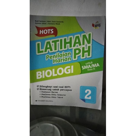 Jual LATIHAN PENILAIAN HARIAN BIOLOGI HOTS SMA MAN KELAS IX Shopee