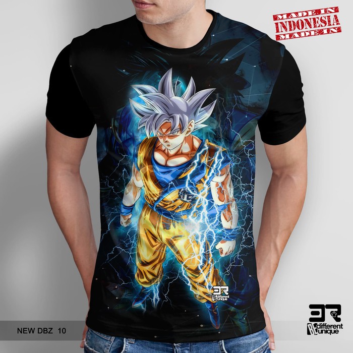 Jual KAOS PRIA KAOS PRINT DISTRO 3R ANIME DRAGON BALL GOKU NEW DBZ 10