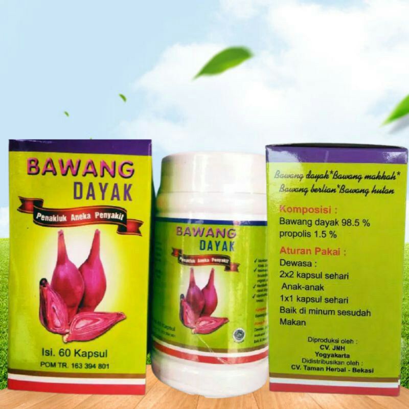 Jual Bawang Dayak Obat Herbal Penakluk Aneka Penyakit Botol