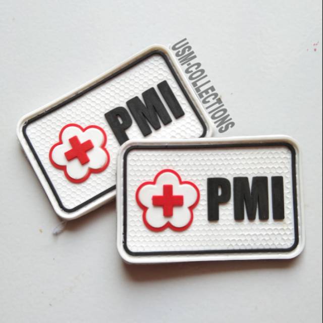 Jual Patch Rubber Pmi Palang Merah Indonesia Kesehatan Tempelan