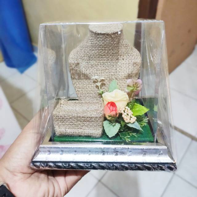 Jual Bro Souvenir Tempat Mahar Perhiasan Pernikahan Kalung Cincin Leher