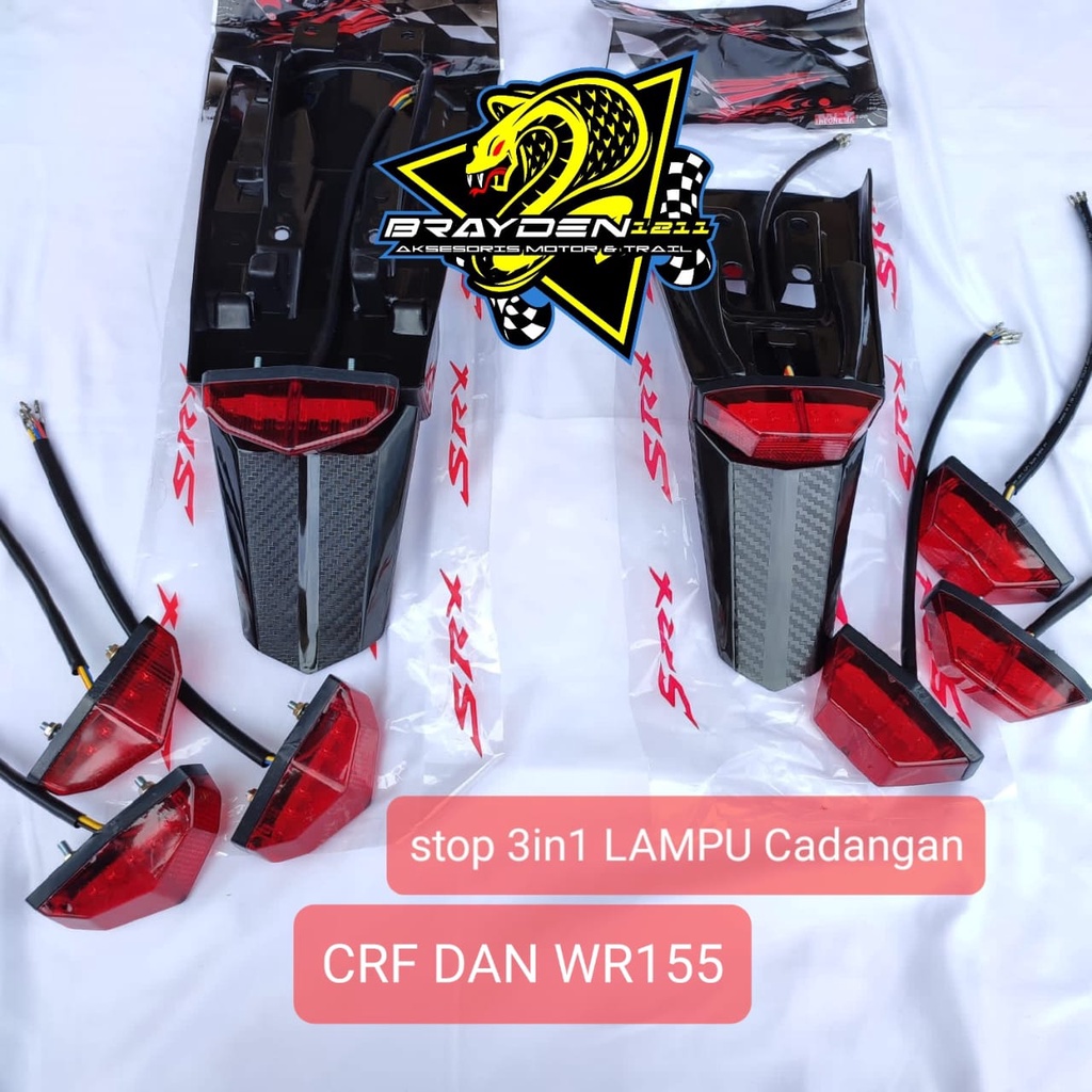 Jual LAMPU STOP 3IN1 CRF LAMPU STOP 3IN1 WR155 STOP LAMP CRF WR155 SRX