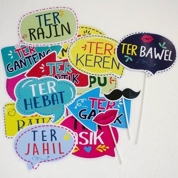 Jual Ter Reuni Fun Props Photobooth Perlengkapan Aksesoris Foto Photo